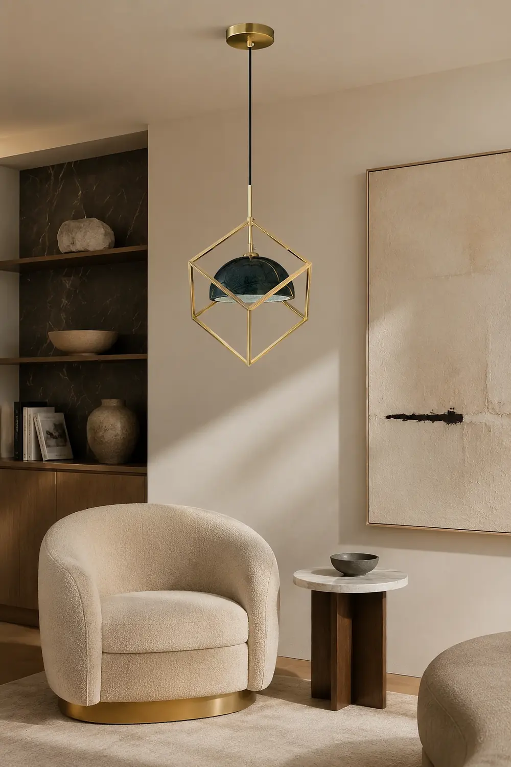 Lantern Square Pendant Lamp - Lumpaz
