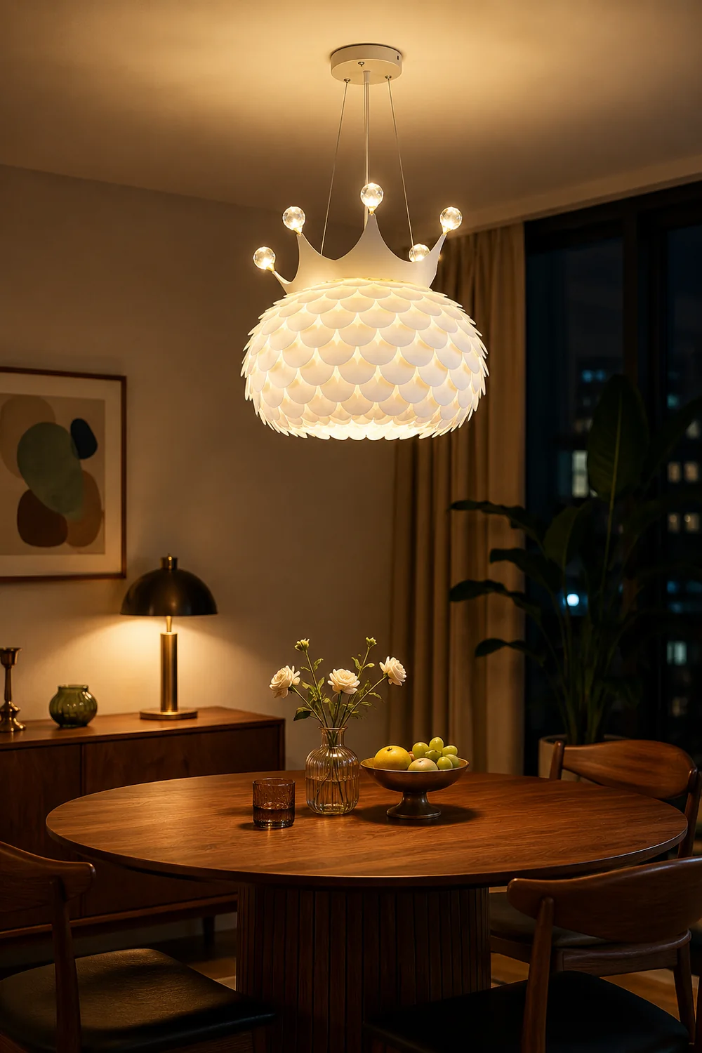 Aluvia Crown Pendant Lamp - Lumpaz