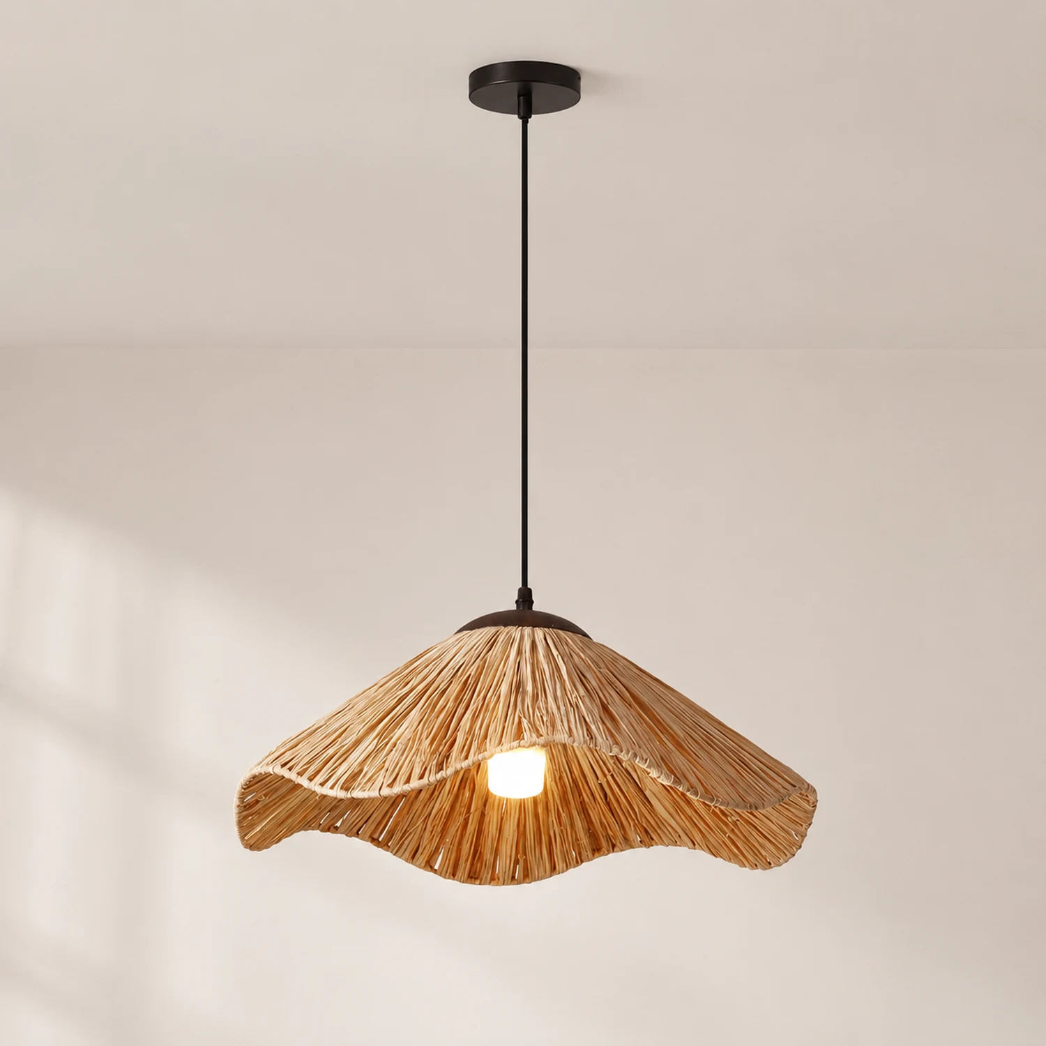 Straw Weaving Pendant Lamp - Lumpaz