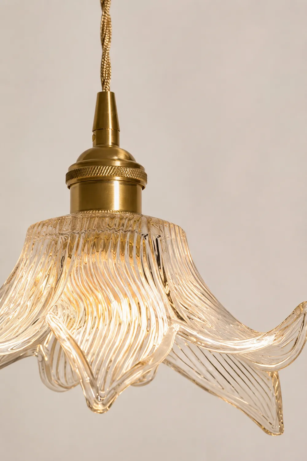 Transparent Crystal Pendant Light - Lumpaz