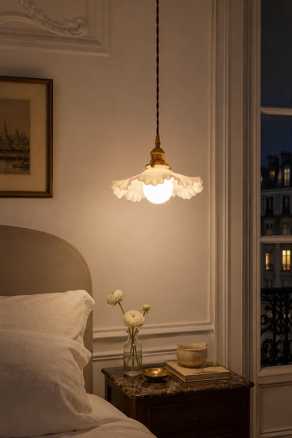 Small Floral Pendant Lamp - Lumpaz