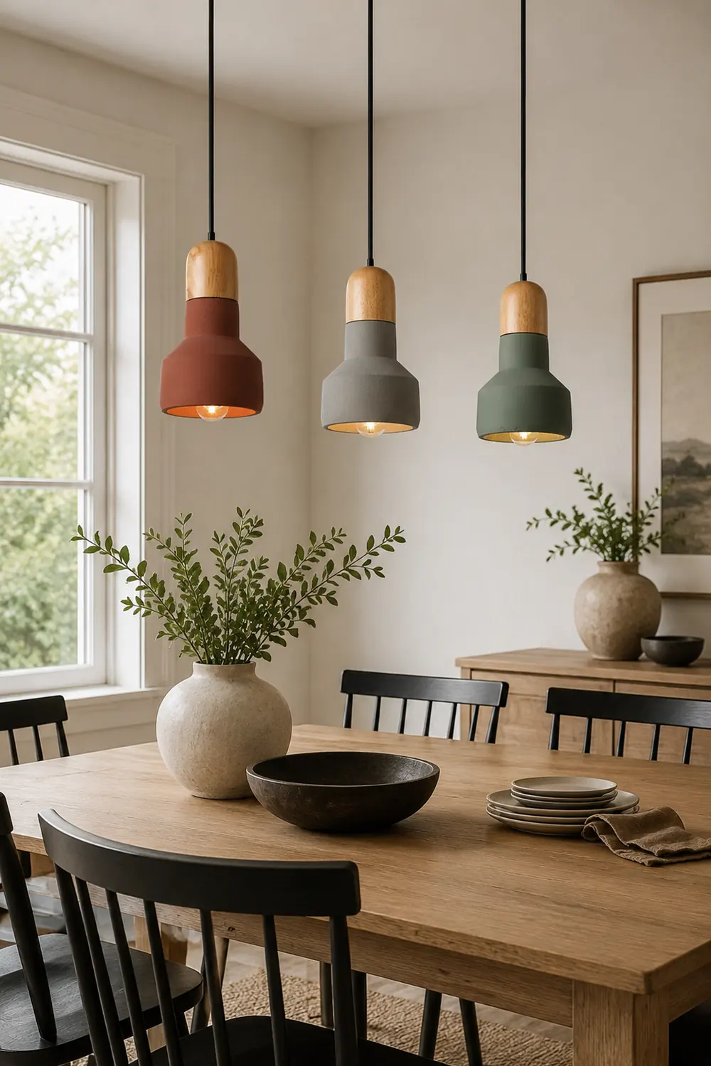 Nessa Wood Pendant Light - Lumpaz