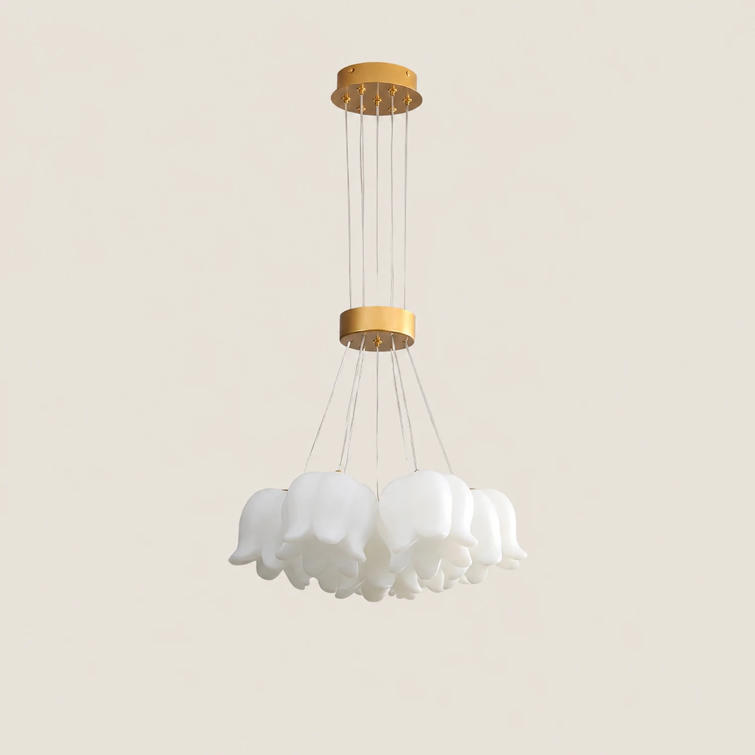 Elegant Floral Pendant Light - Lumpaz