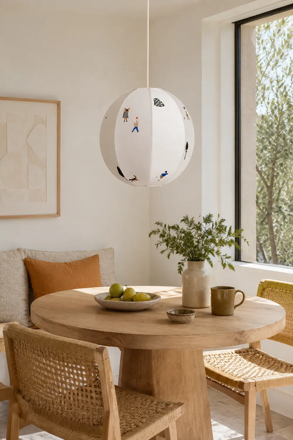 Park Embroidered Textile Pendant Lamp - Lumpaz