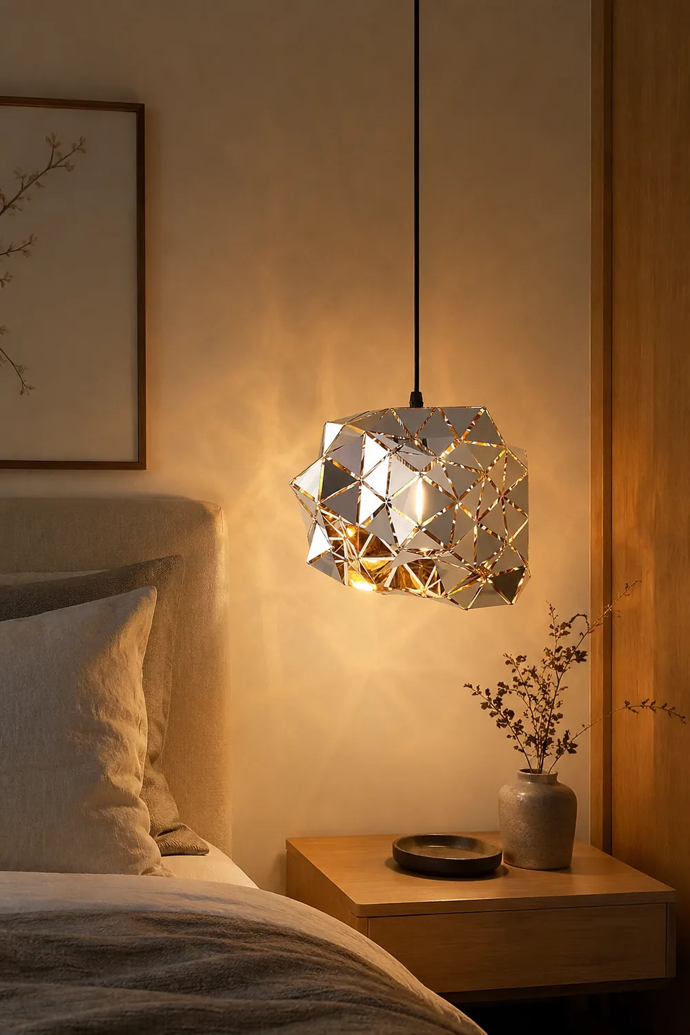 Geometric Panel Pendant Lamp - Lumpaz
