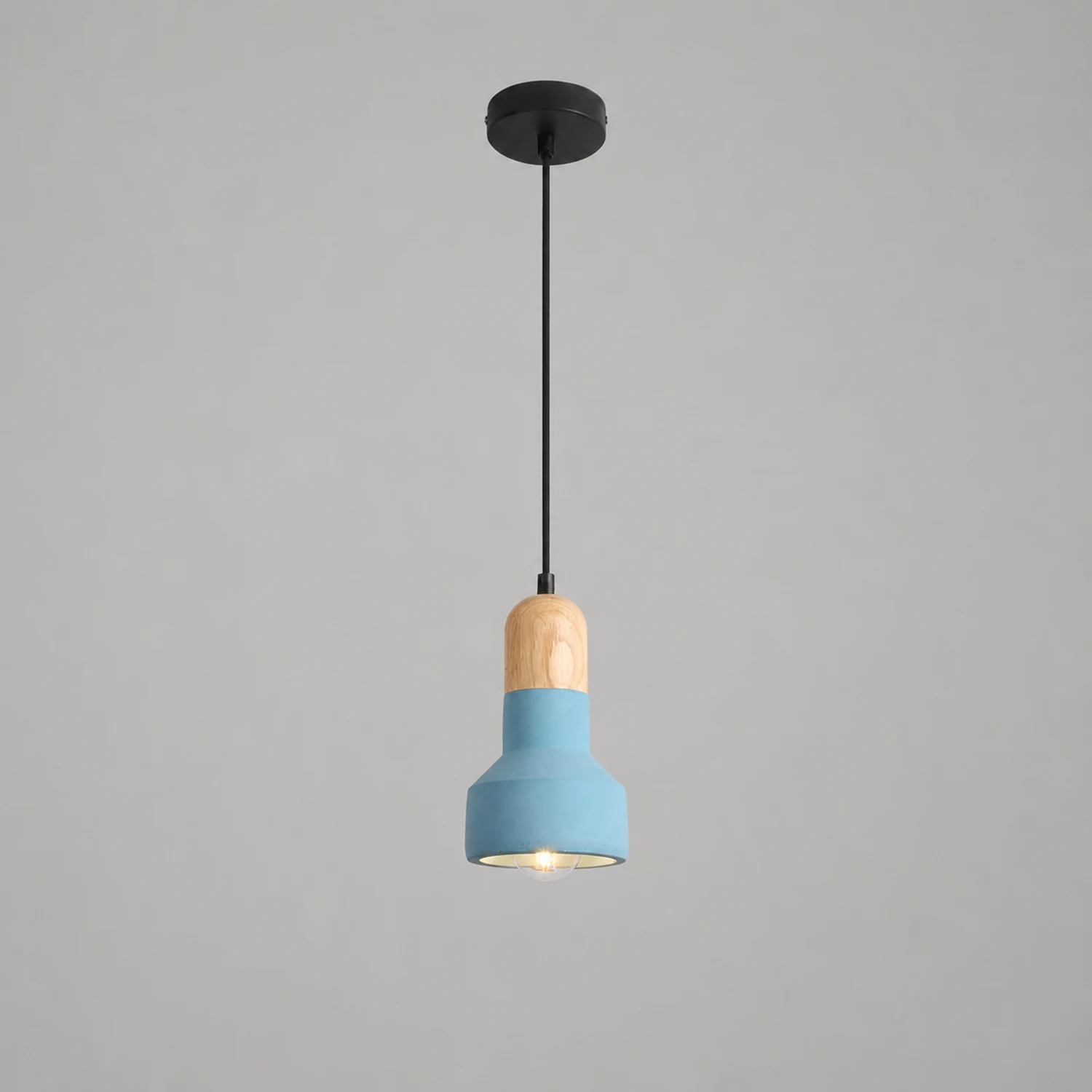 Nessa Wood Pendant Light - Lumpaz