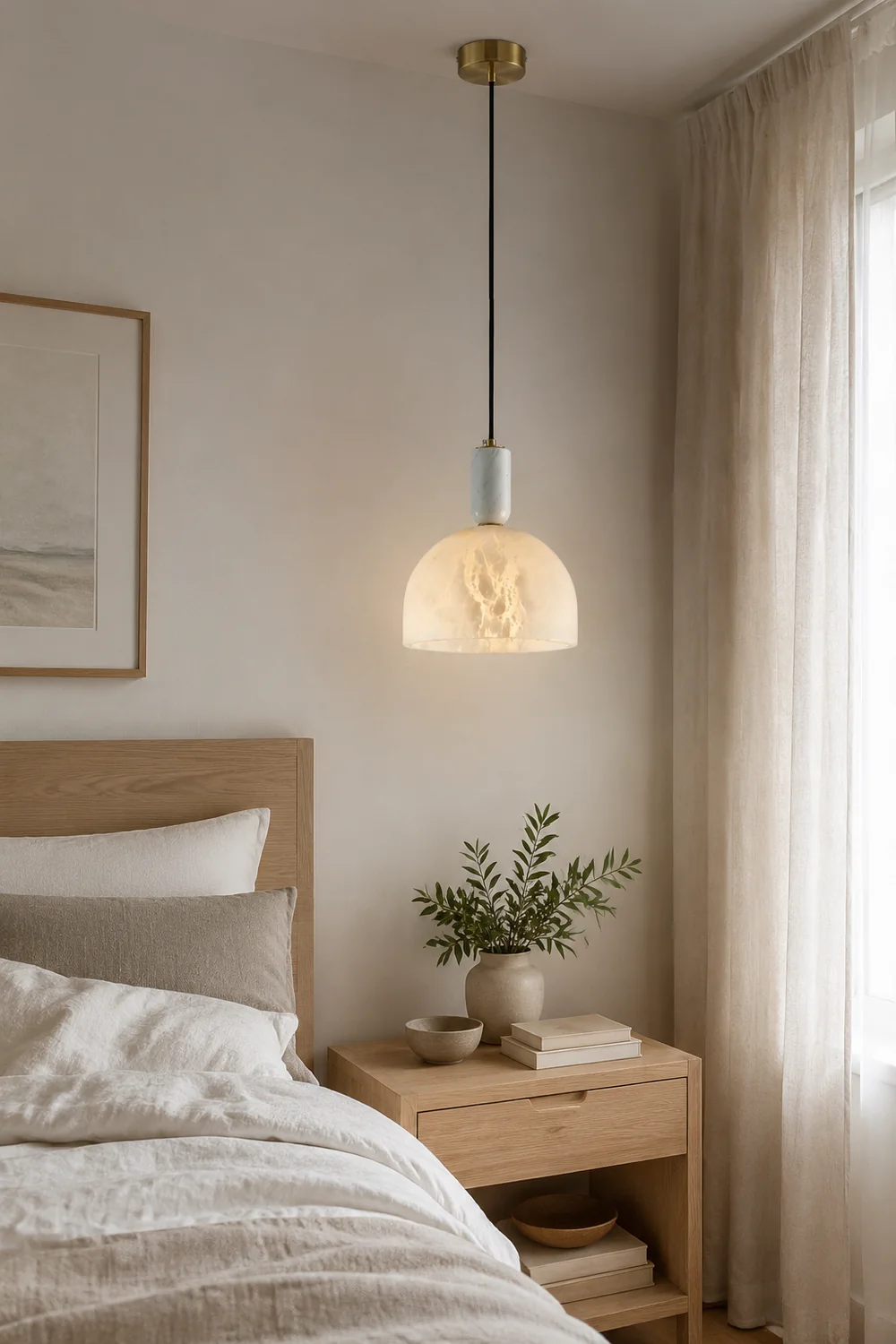 Blair Alabaster Pendant Light - Lumpaz