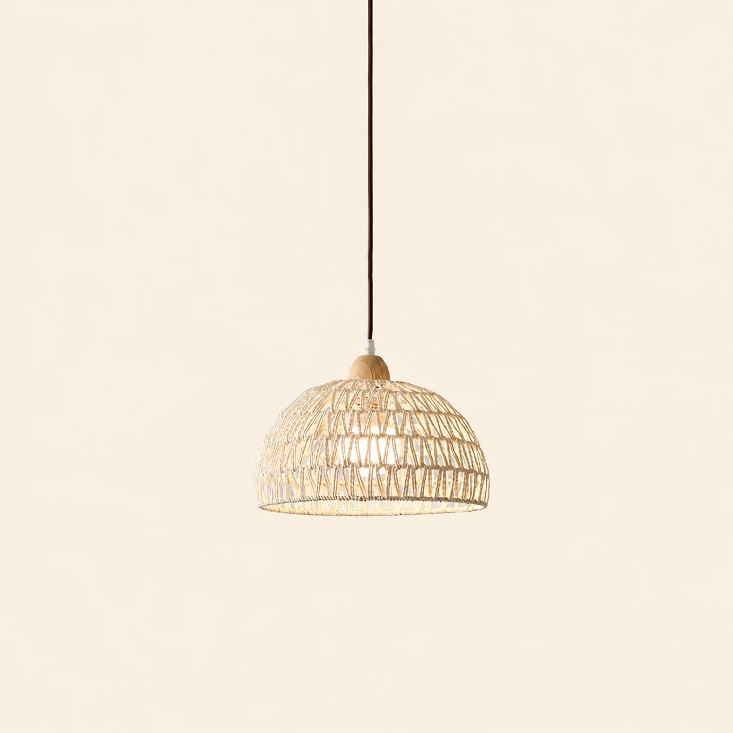 Rattan Arch Pendant Lamp - Lumpaz