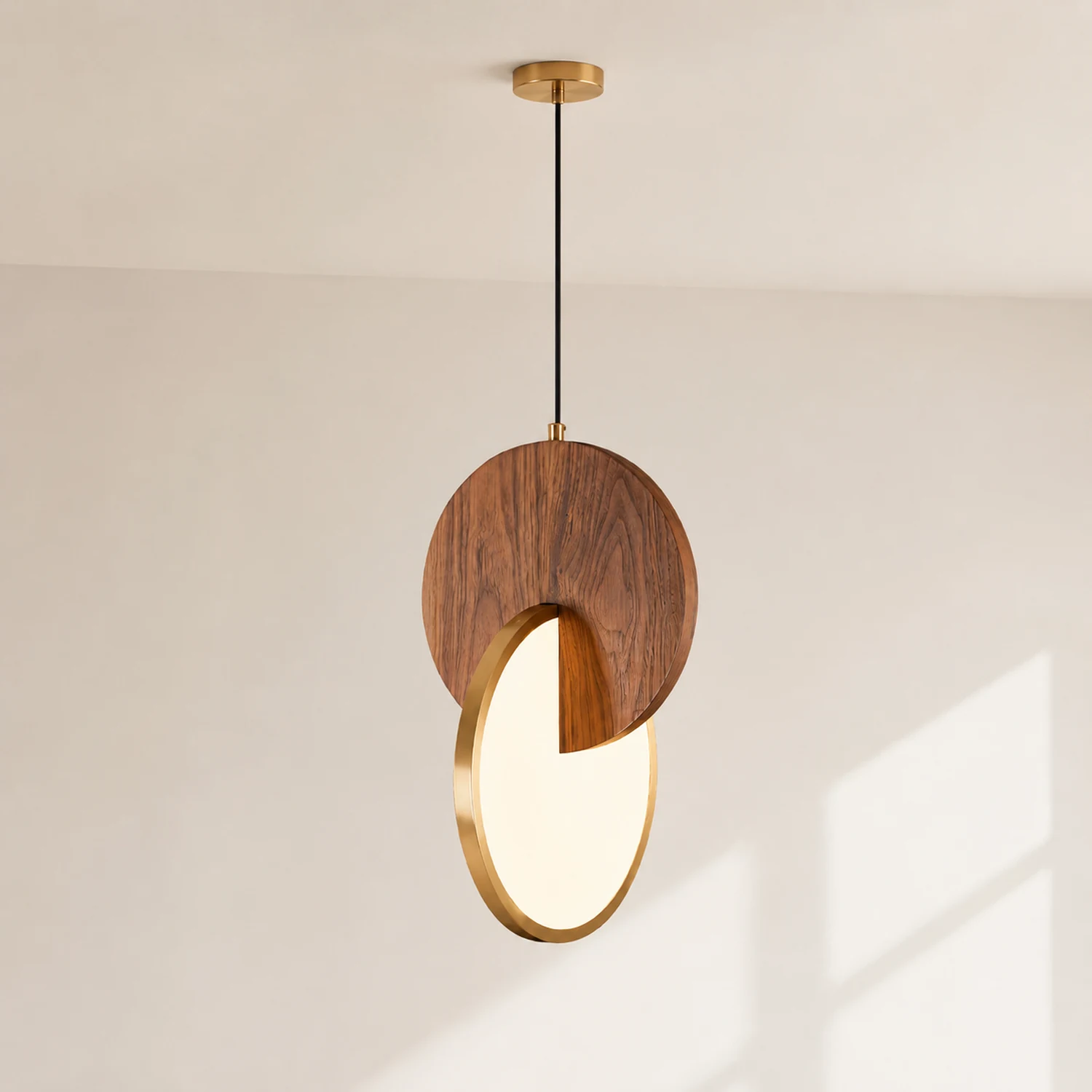 Double Disk Pendant Lamp - Lumpaz