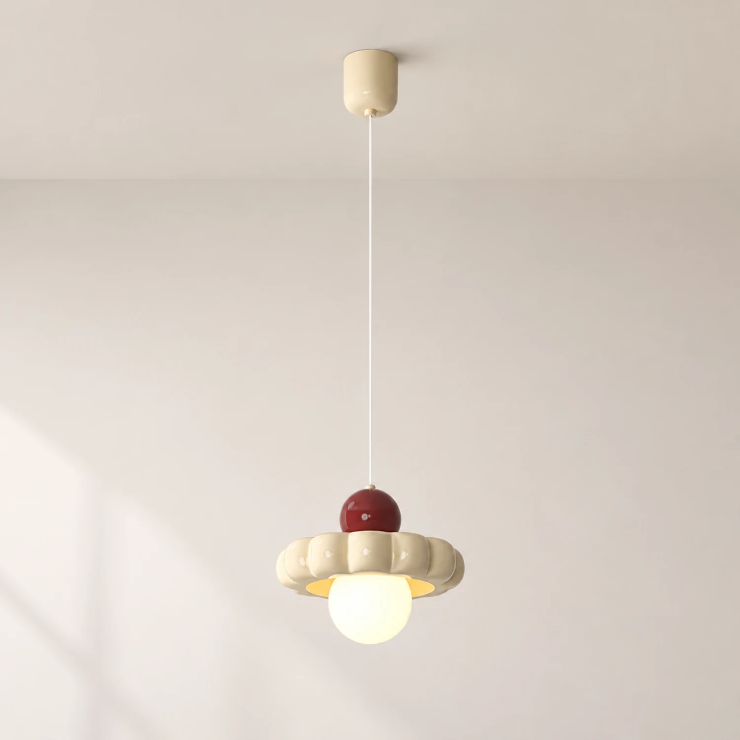 Cream Cloud Pendant Lamp - Lumpaz