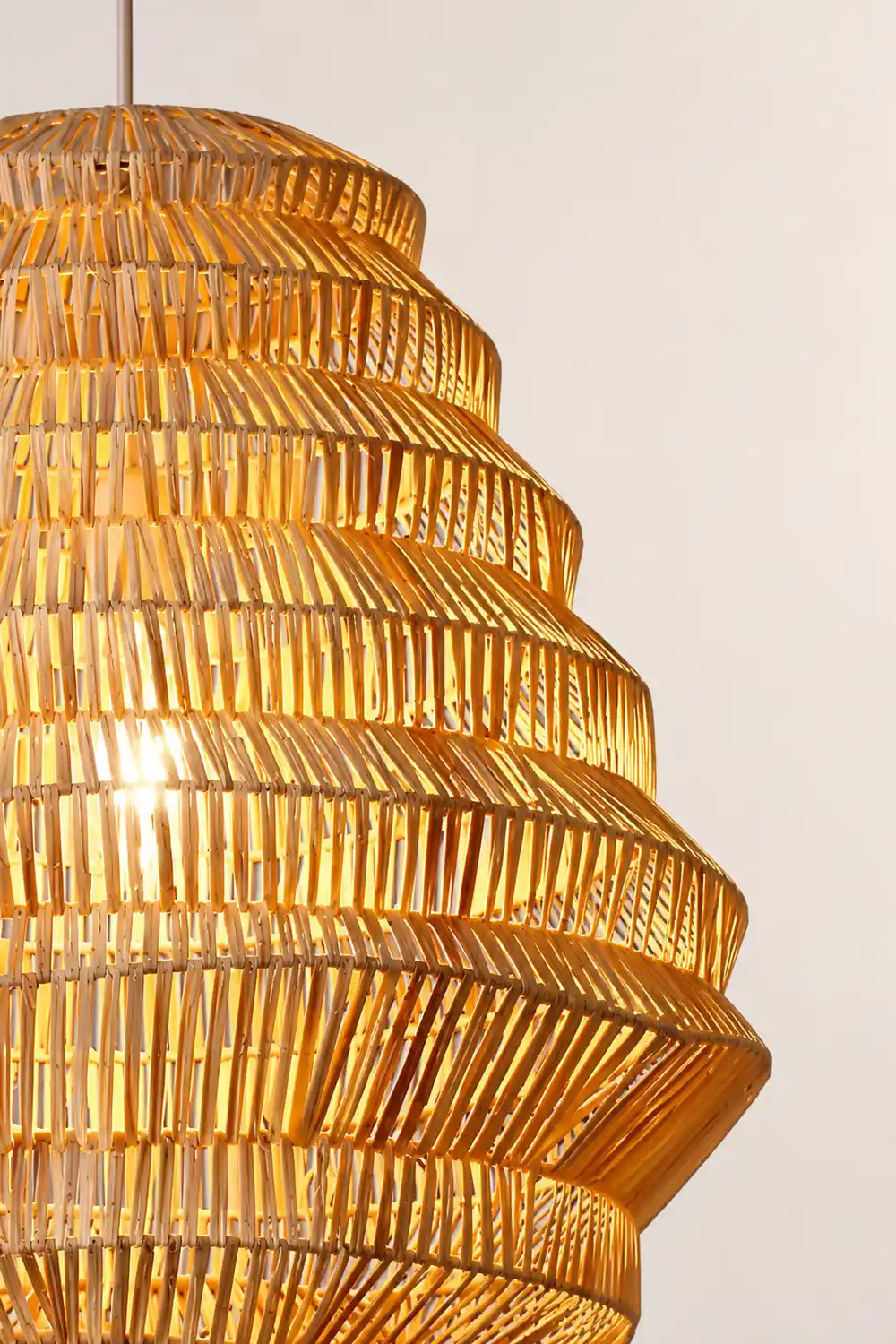 Bamboo Spiral Pendant Lamp - Lumpaz