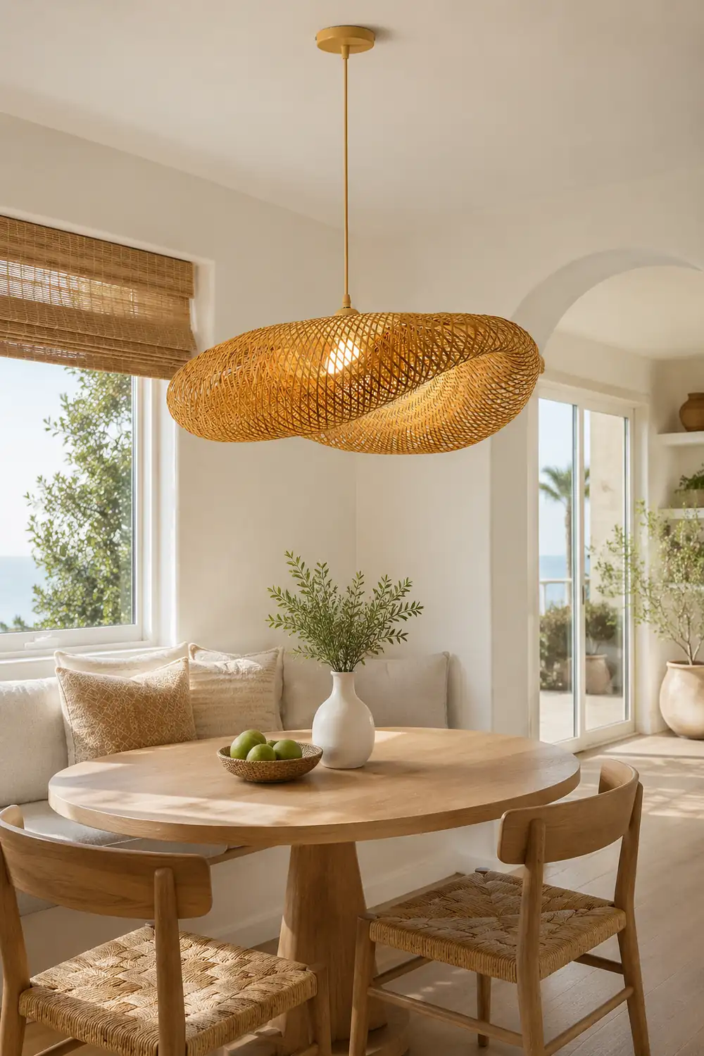 Bamboo Weaving Pendant Lamp - Lumpaz