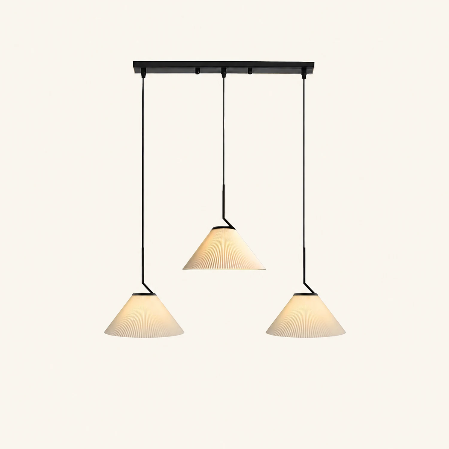 Pleated Skirt Pendant Light - Lumpaz