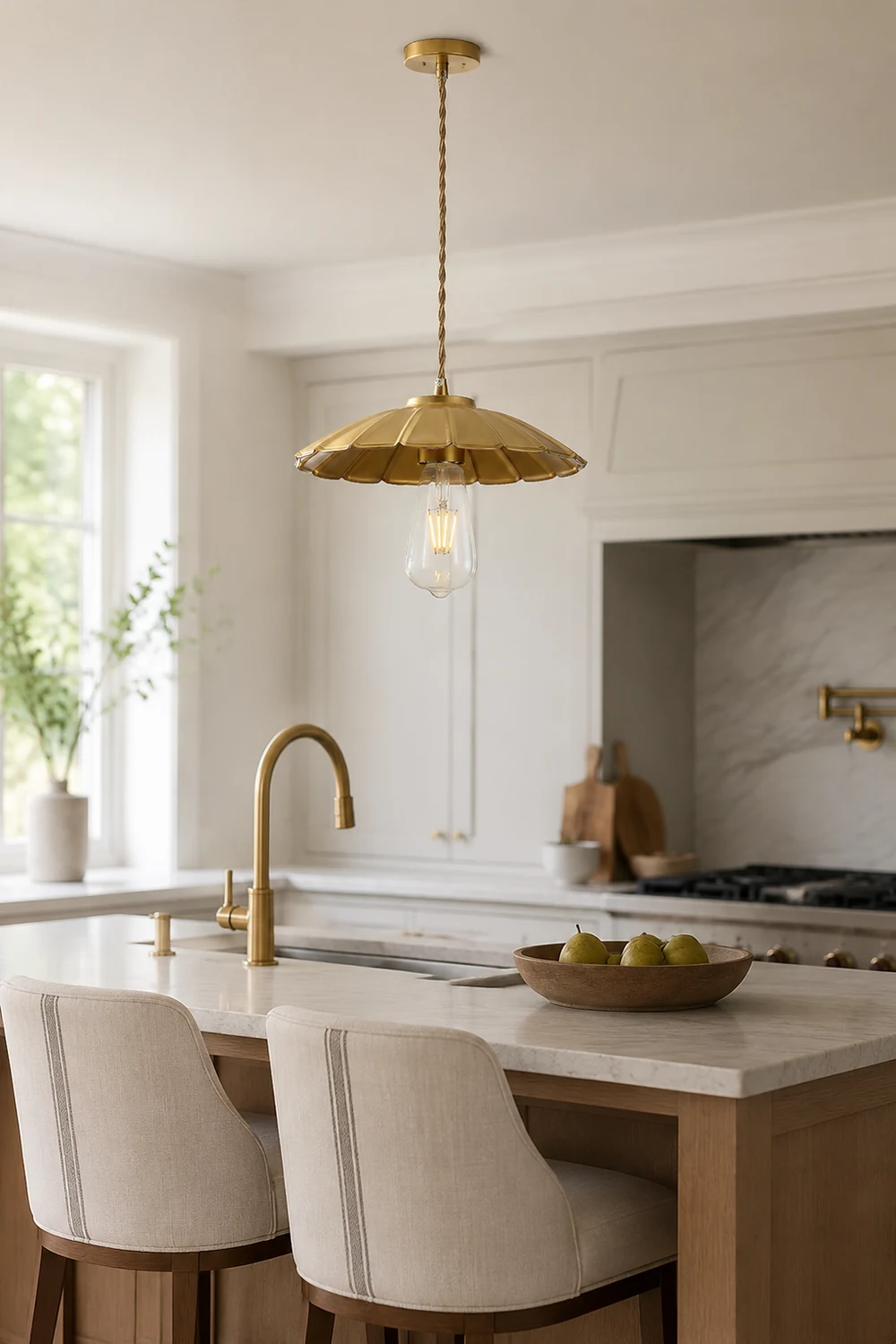 Sleek Flat Pendant Lamp - Lumpaz