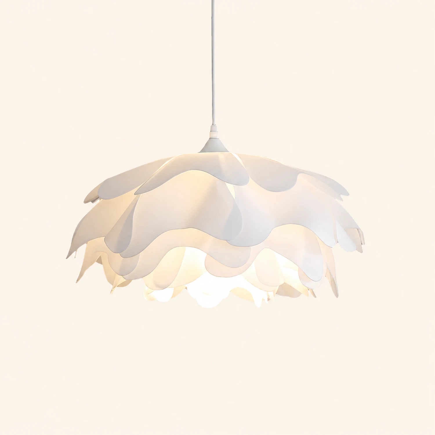Flower Shaped White Pendant Lamp - Lumpaz
