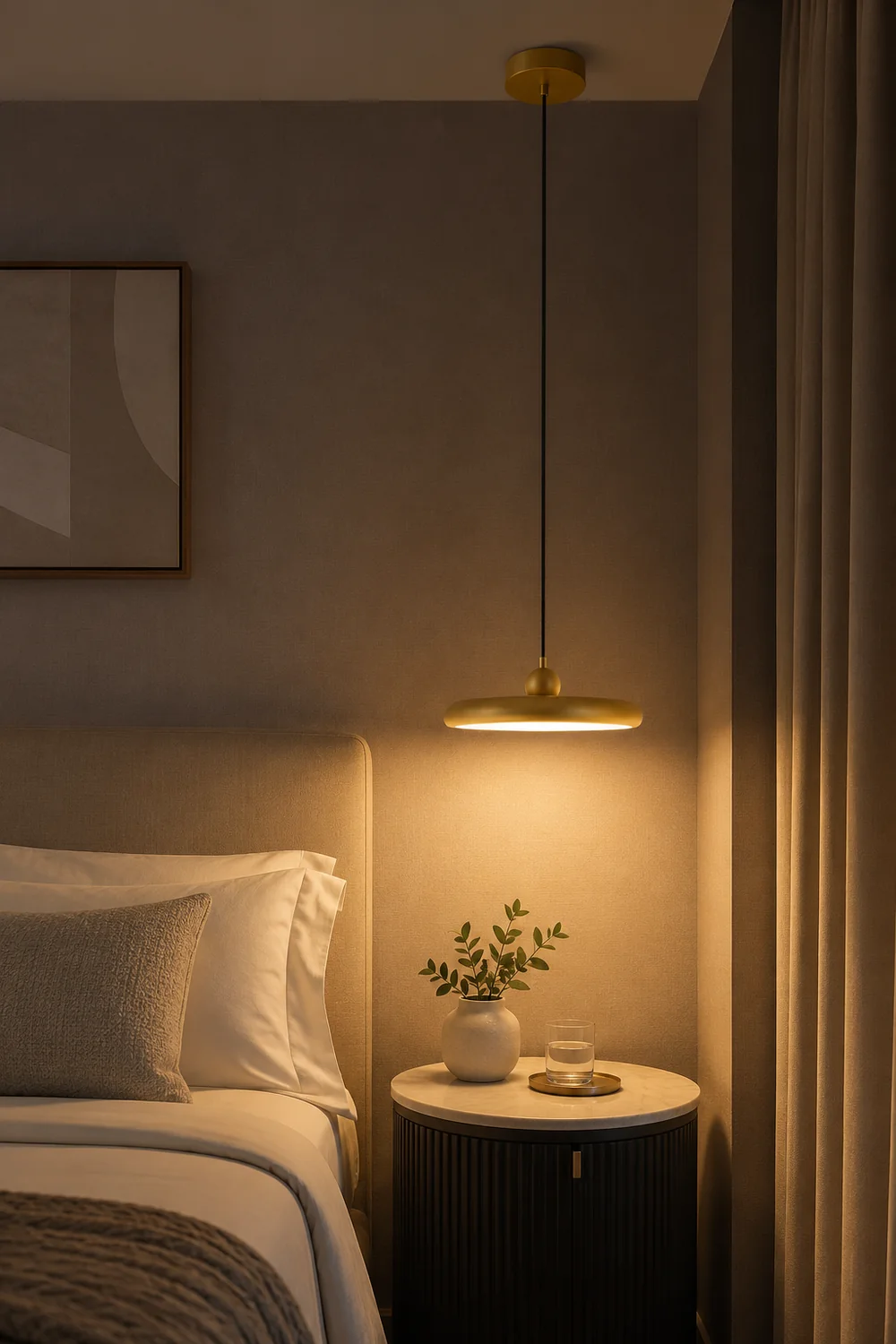 Thin Disc Pendant Lamp - Lumpaz