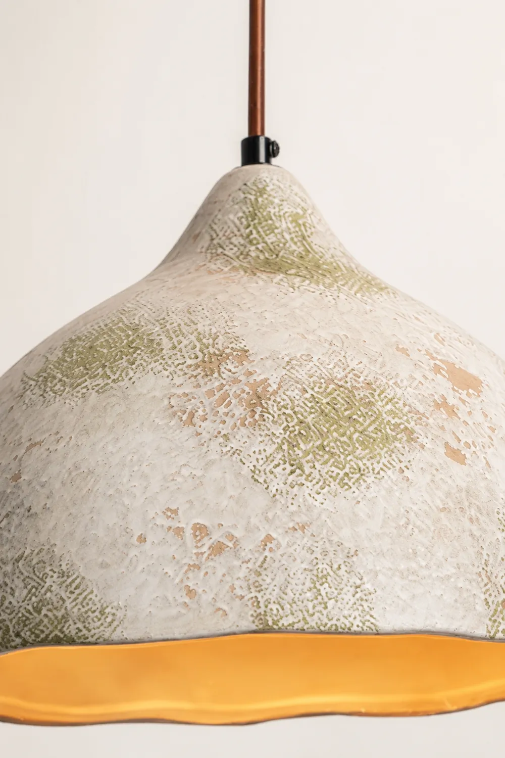 Pear Shape Ceramic Pendant Light - Lumpaz