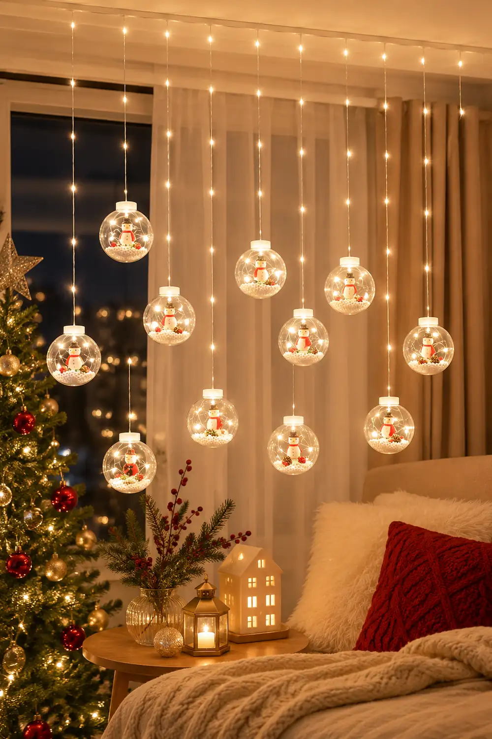 Christmas Ball String Lights - Lumpaz