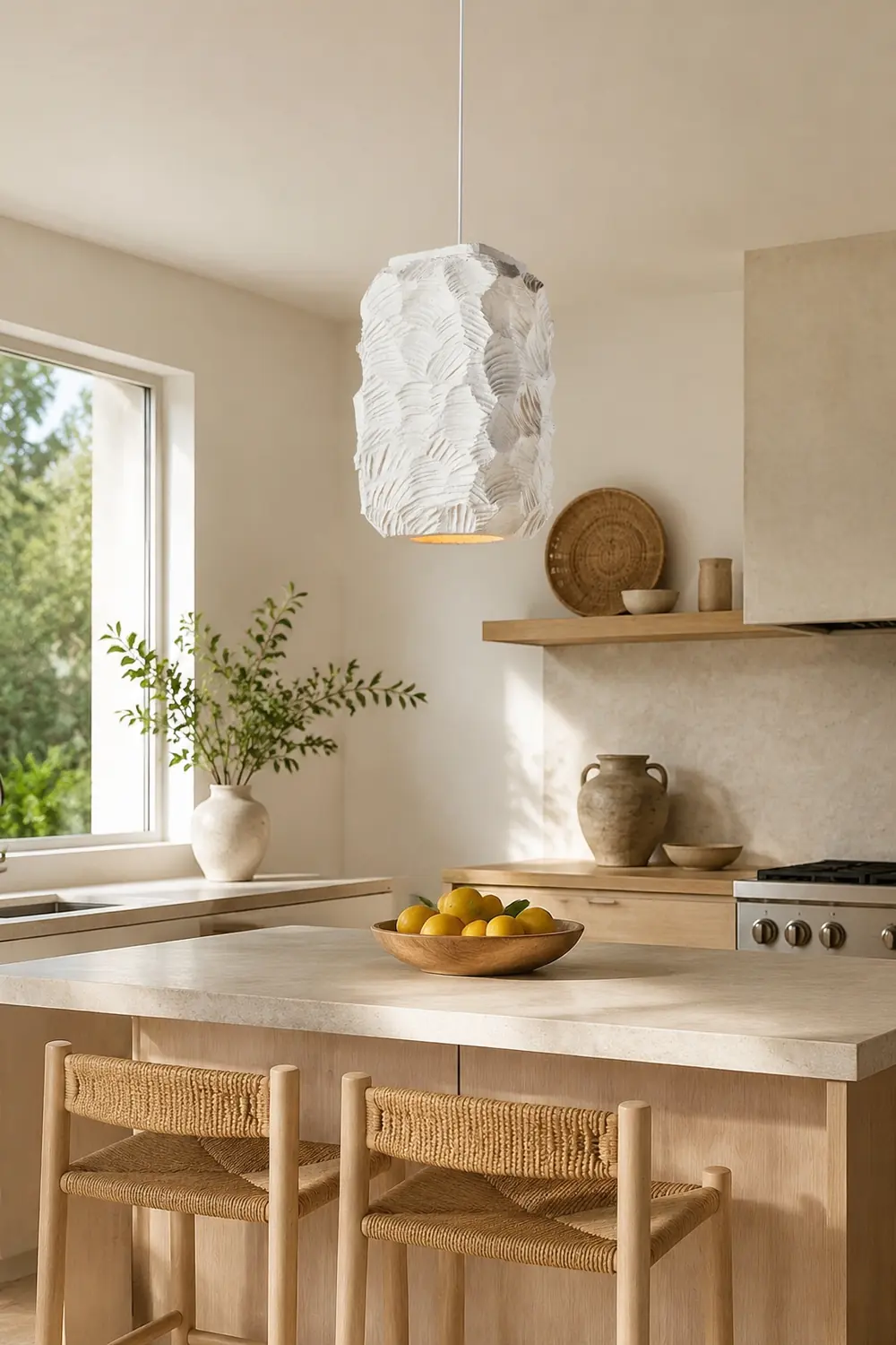 Resin Geometry Pendant Lamp - Lumpaz