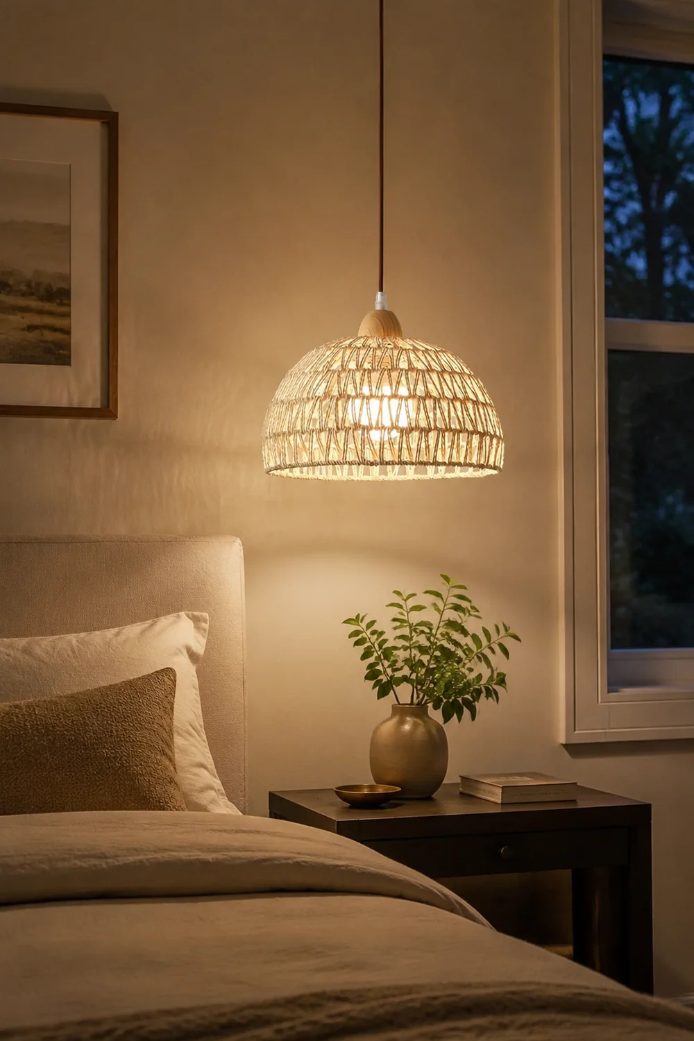 Rattan Arch Pendant Lamp - Lumpaz