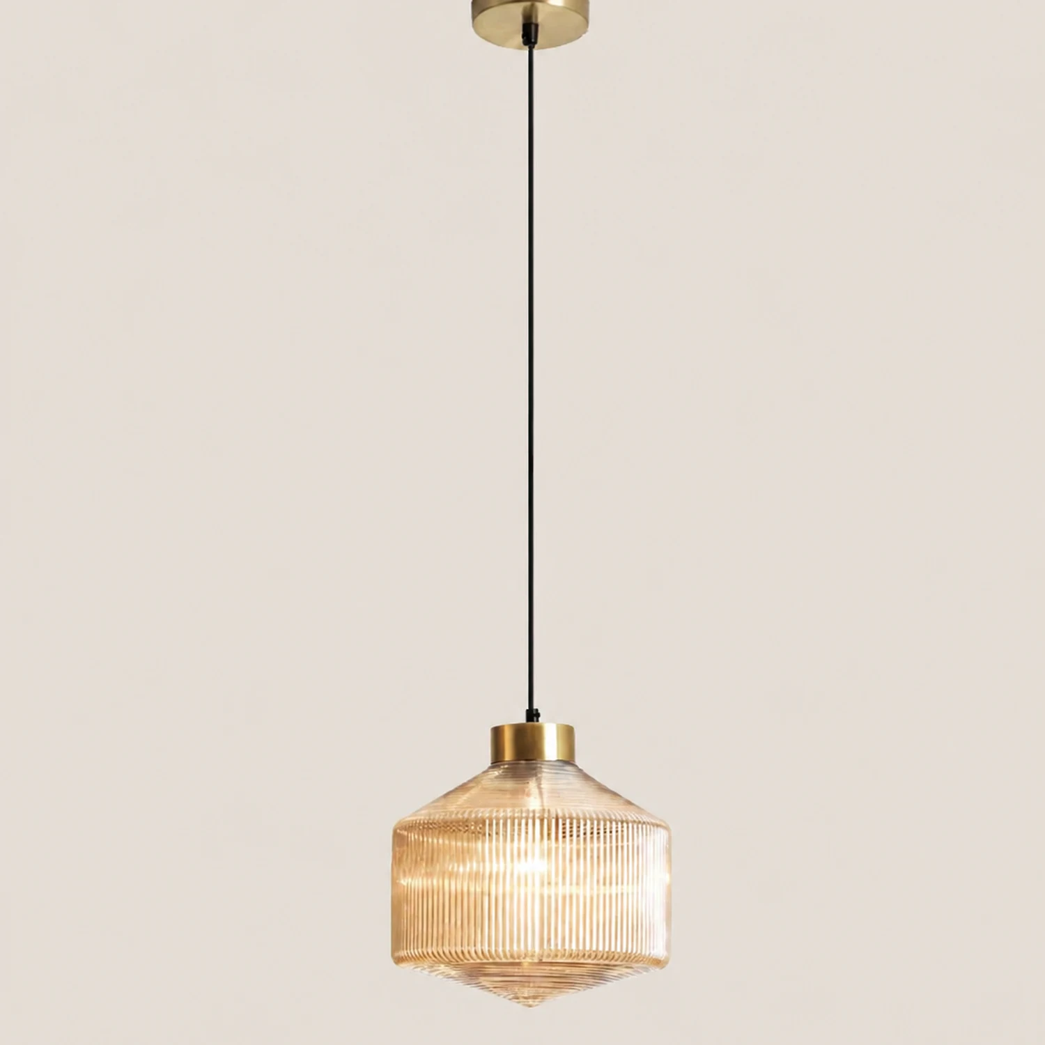 Striped Spinning Top Pendant Light - Lumpaz