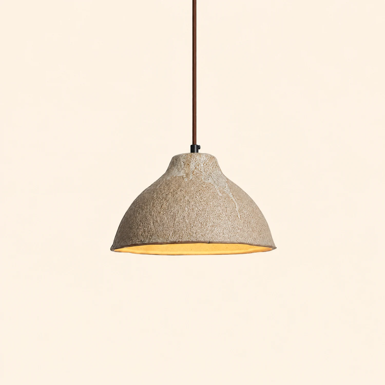 Raku Retro Ceramic Pendant Lamp - Lumpaz