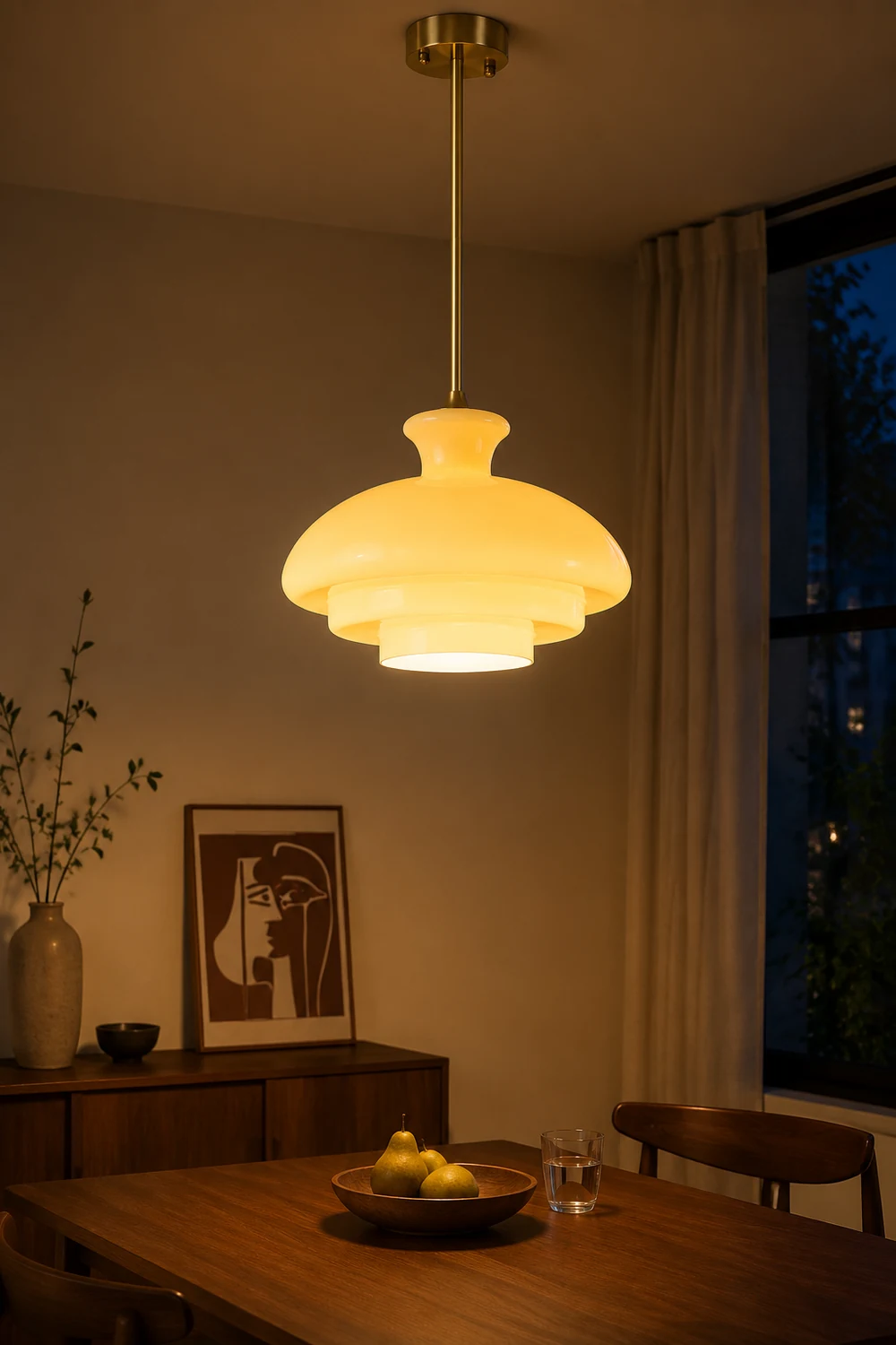 Paolina Glass Pendant Lamp - Lumpaz