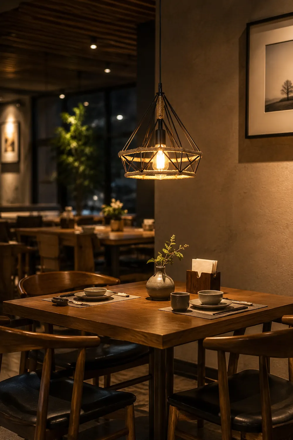 Retro Hemp Rope Interesting Pendant Light - Lumpaz