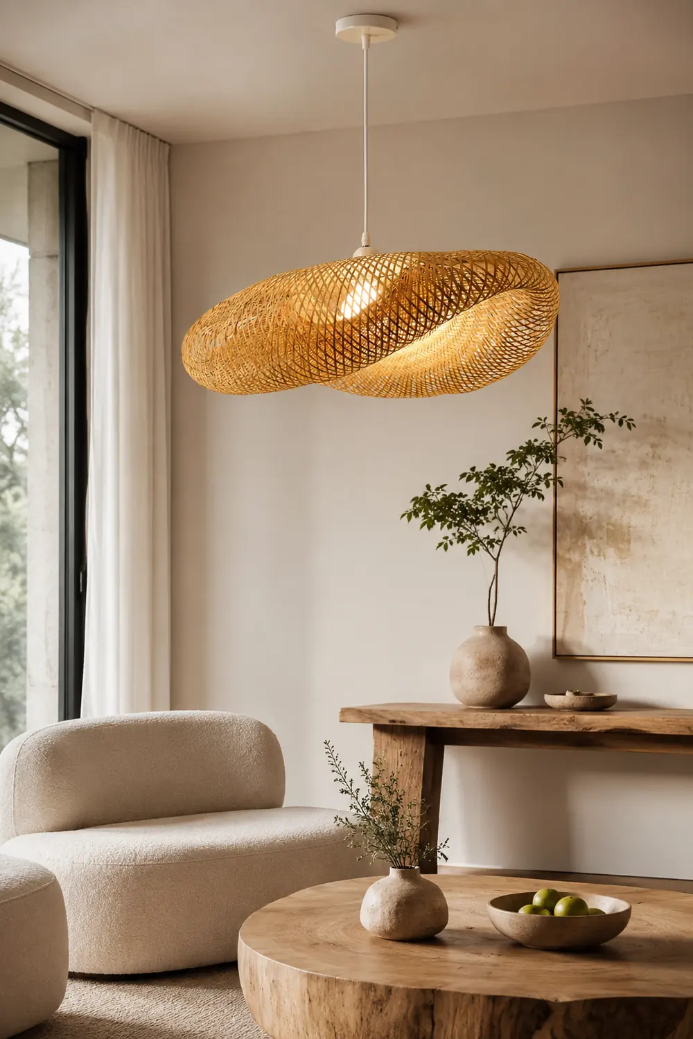 Bamboo Weaving Pendant Lamp - Lumpaz