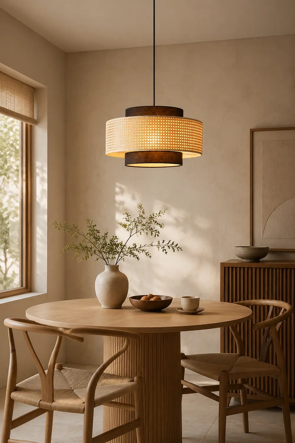 Drum Shade Pendant Light - Lumpaz