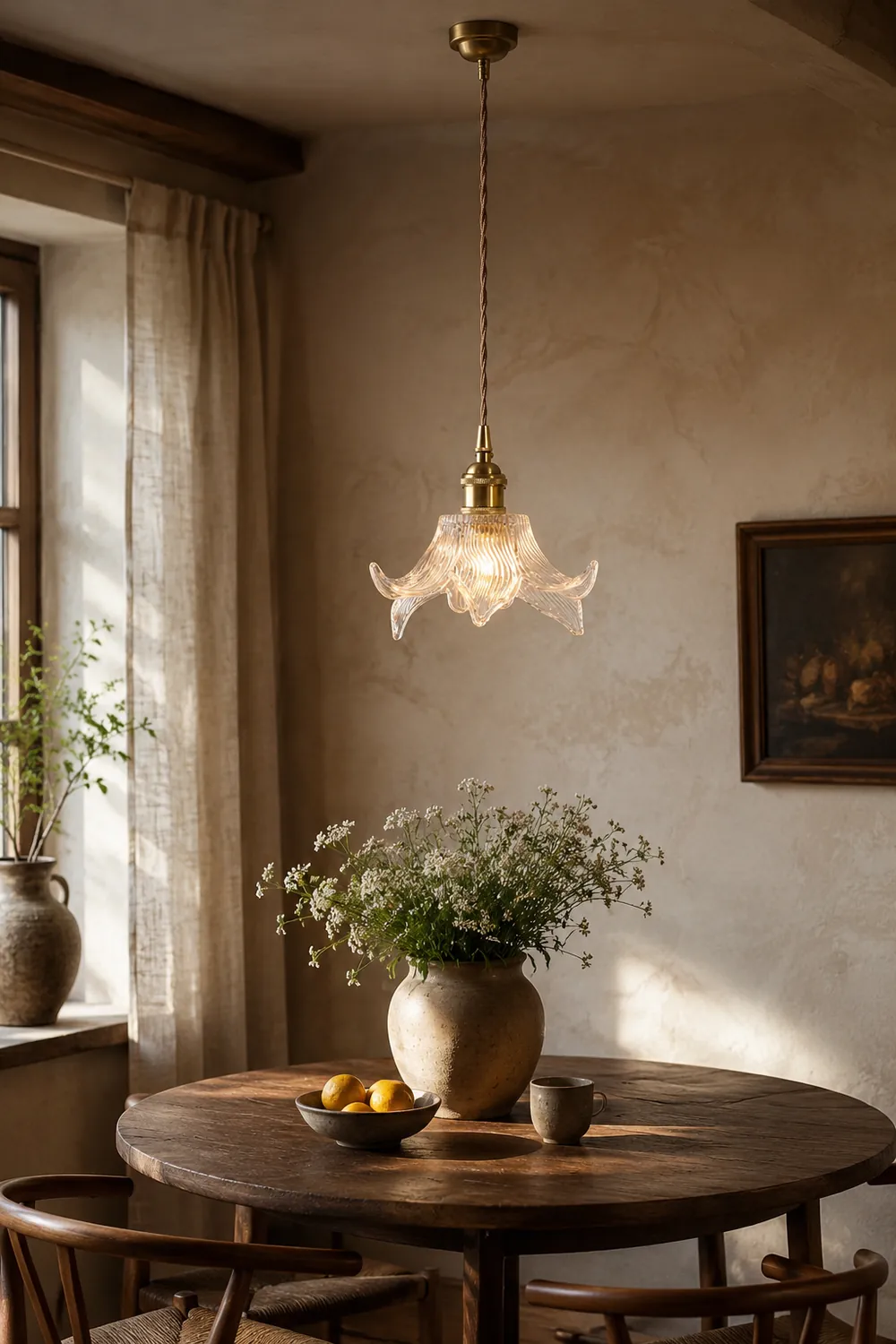Transparent Crystal Pendant Light - Lumpaz