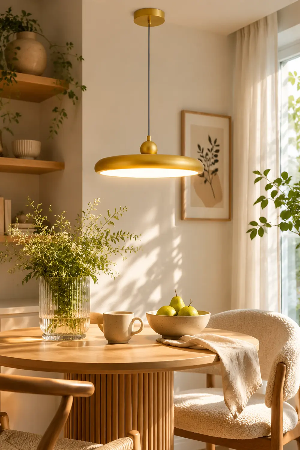Thin Disc Pendant Lamp - Lumpaz