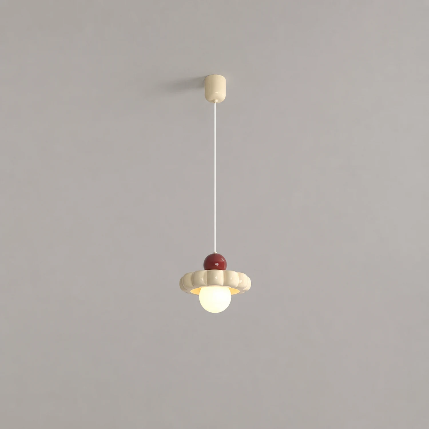 Cream Cloud Pendant Lamp - Lumpaz