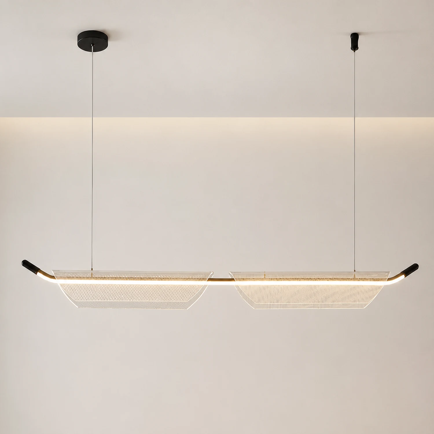 Two Boats Acrylic Pendant Light - Lumpaz