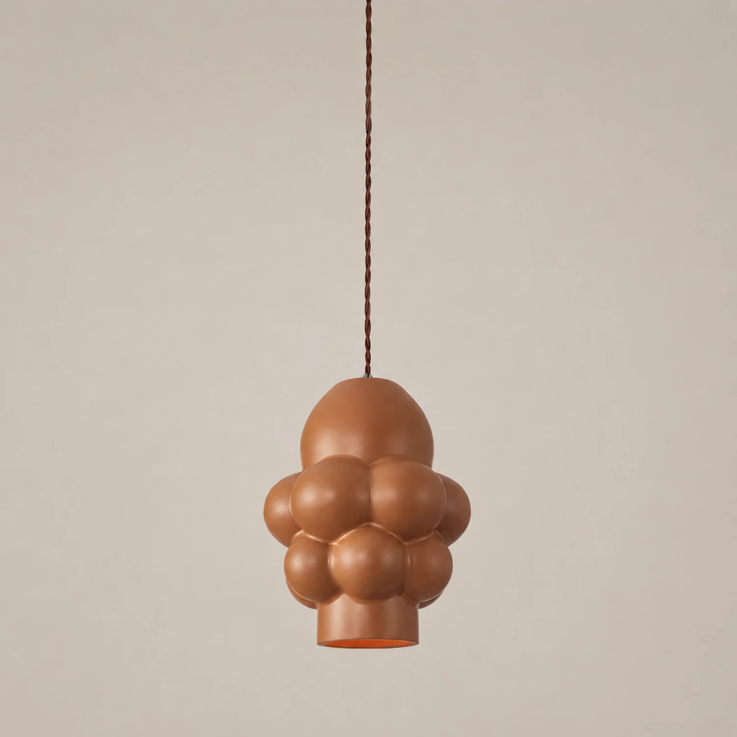 Resin Cream Pendant Lamp - Lumpaz