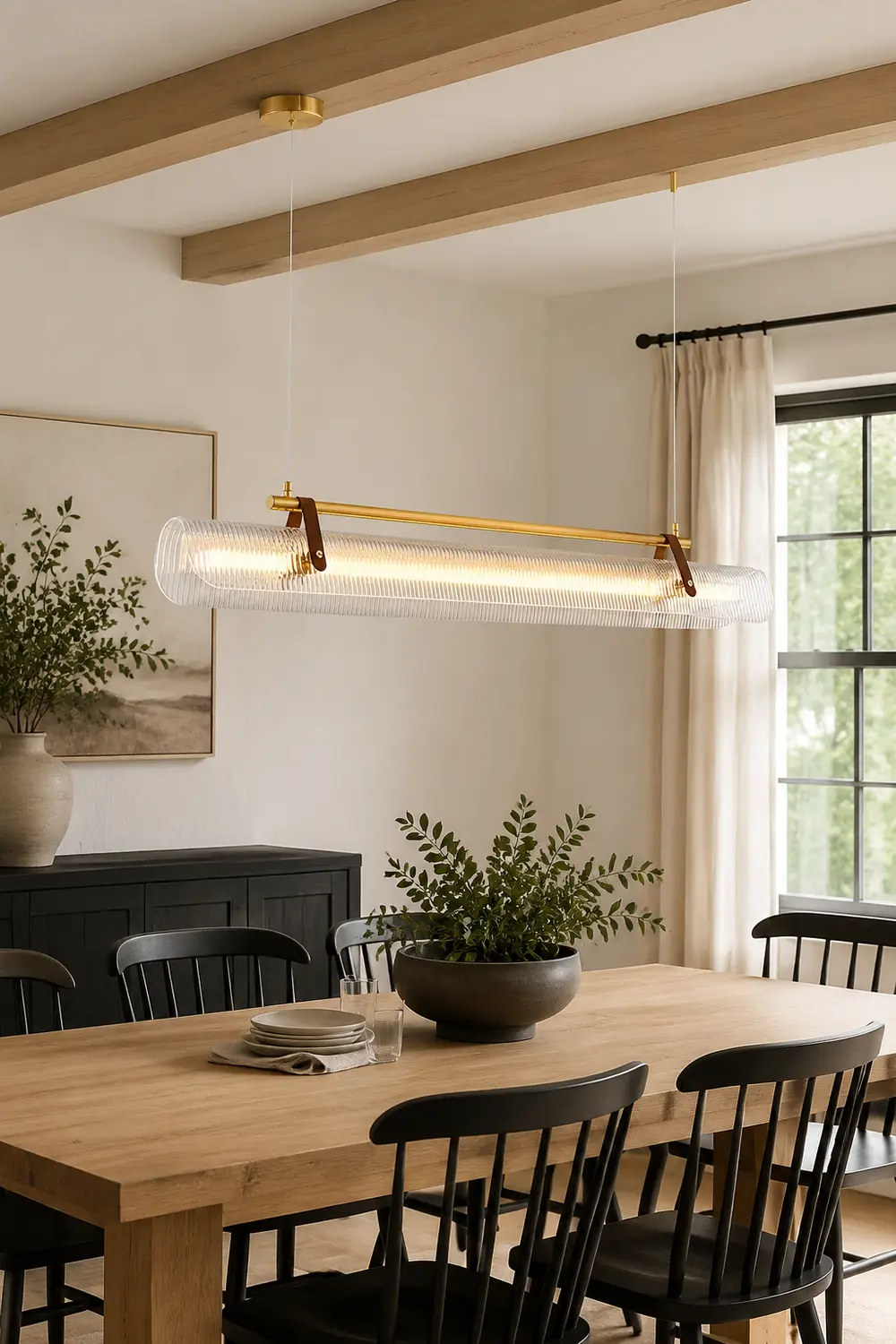 Acrylic Linear Chandelier - Lumpaz