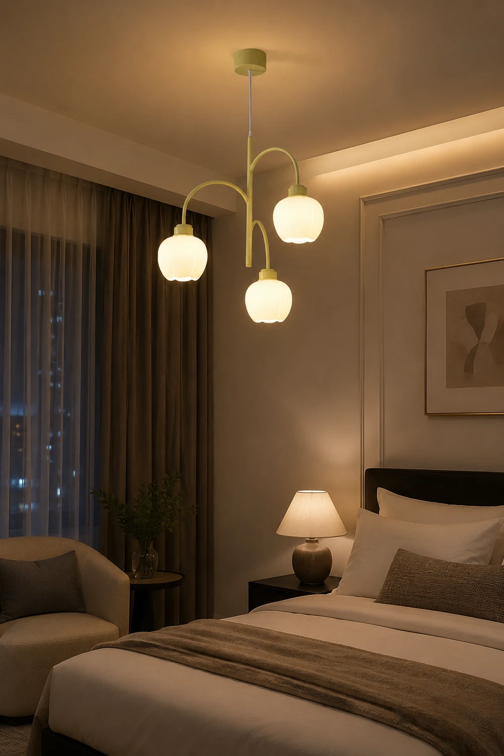 Lustra Flower Chandelier - Lumpaz