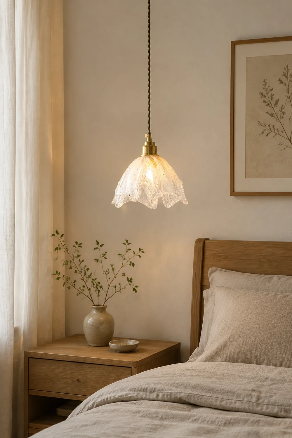 Lotus Crystal Small Pendant Light - Lumpaz