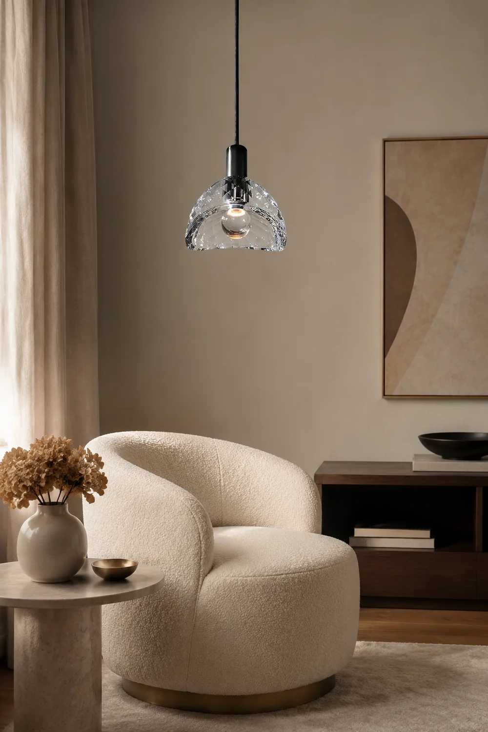 Latham Glass Pendant Lamp - Lumpaz