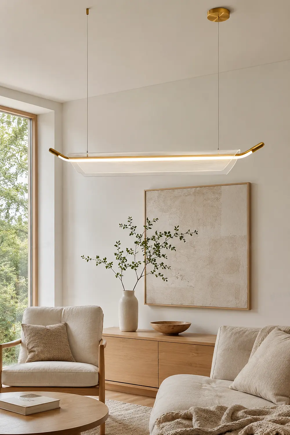 One Word Acrylic Pendant Light - Lumpaz