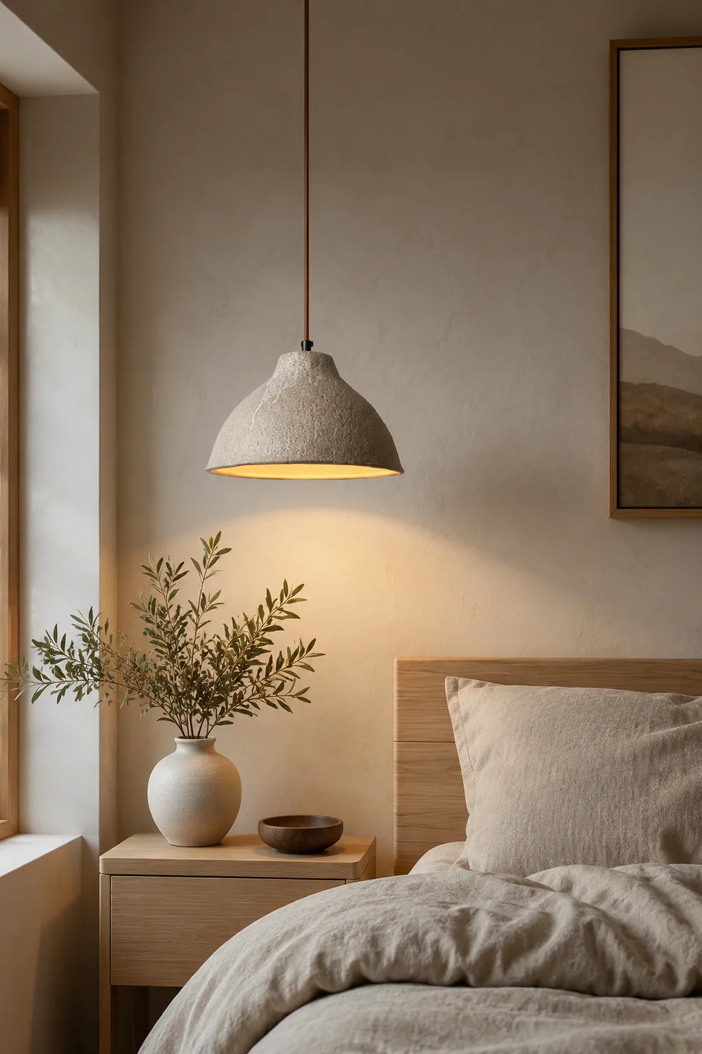 Raku Retro Ceramic Pendant Lamp - Lumpaz