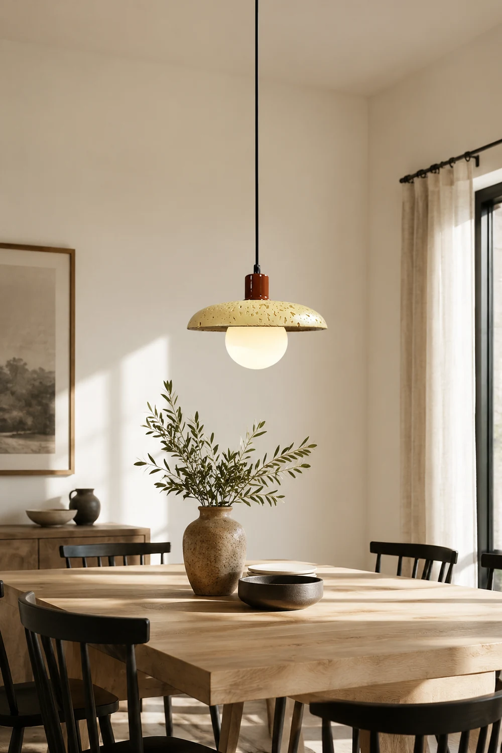 Revi Cement Pendant Light - Lumpaz