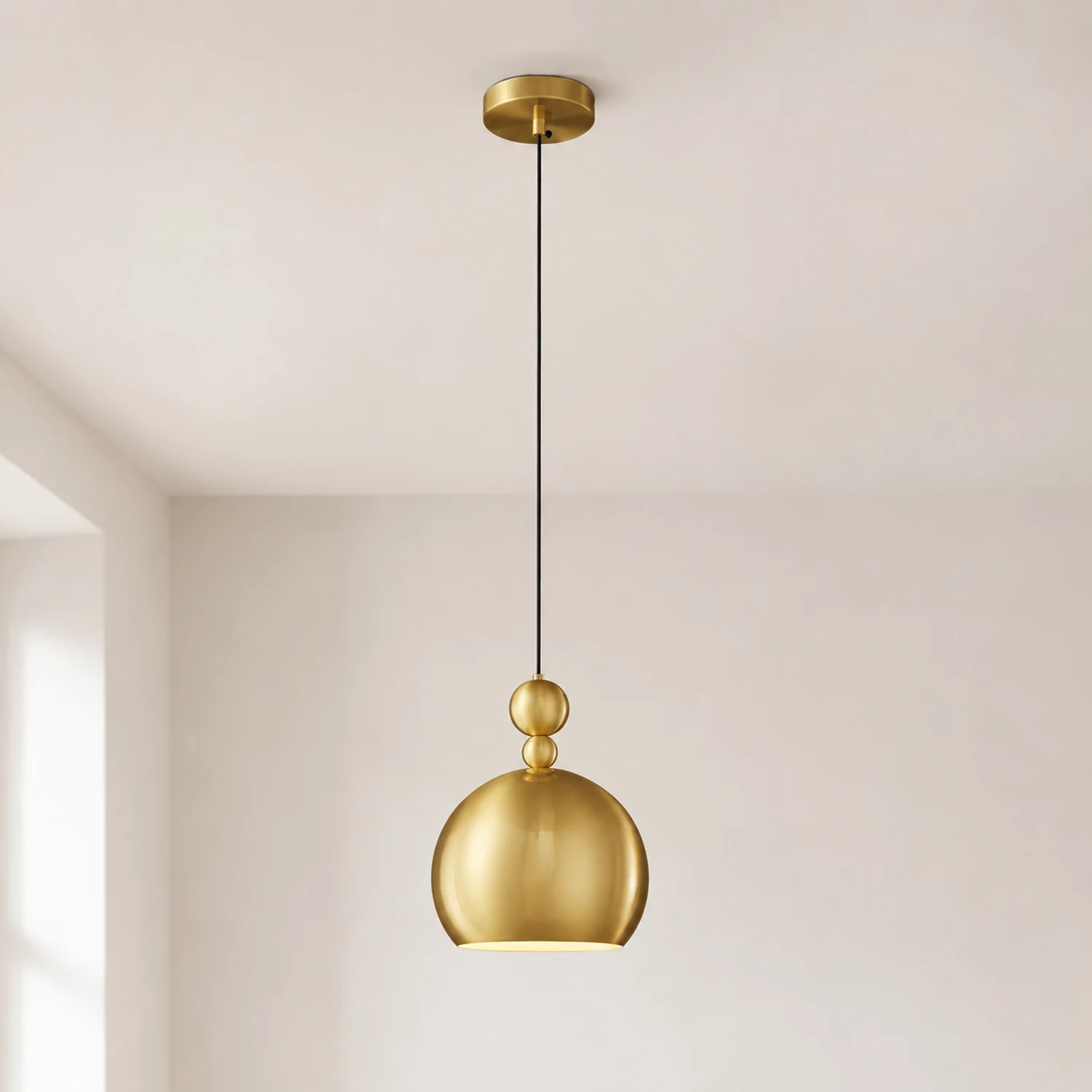 Palla Brass Pendant Lamp - Lumpaz