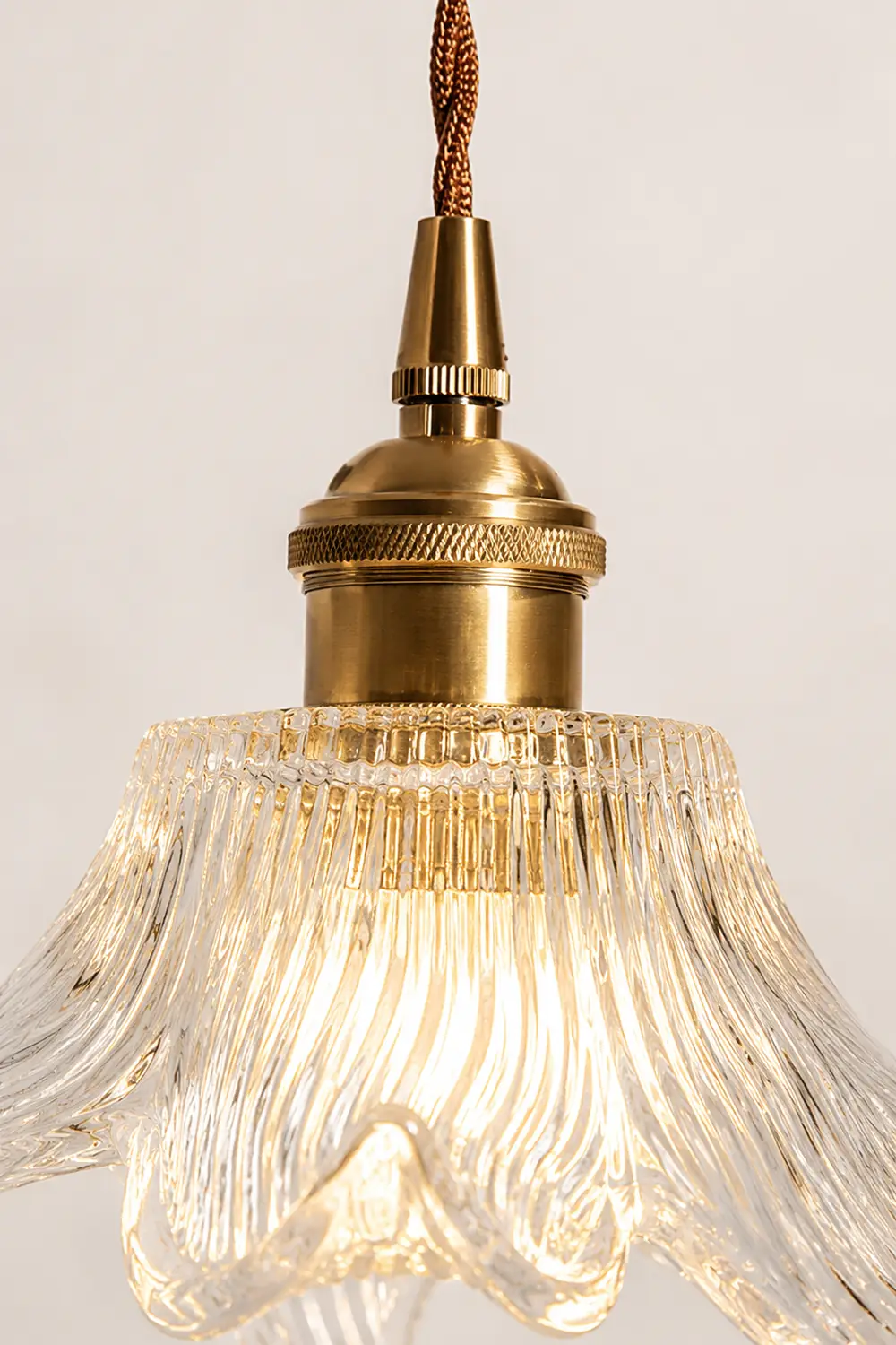 Transparent Crystal Pendant Light - Lumpaz