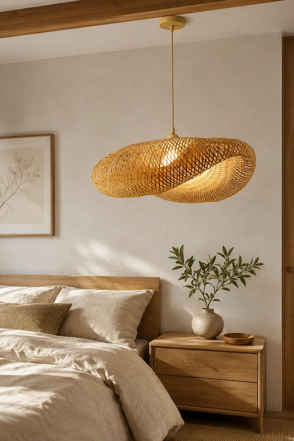 Bamboo Weaving Pendant Lamp - Lumpaz