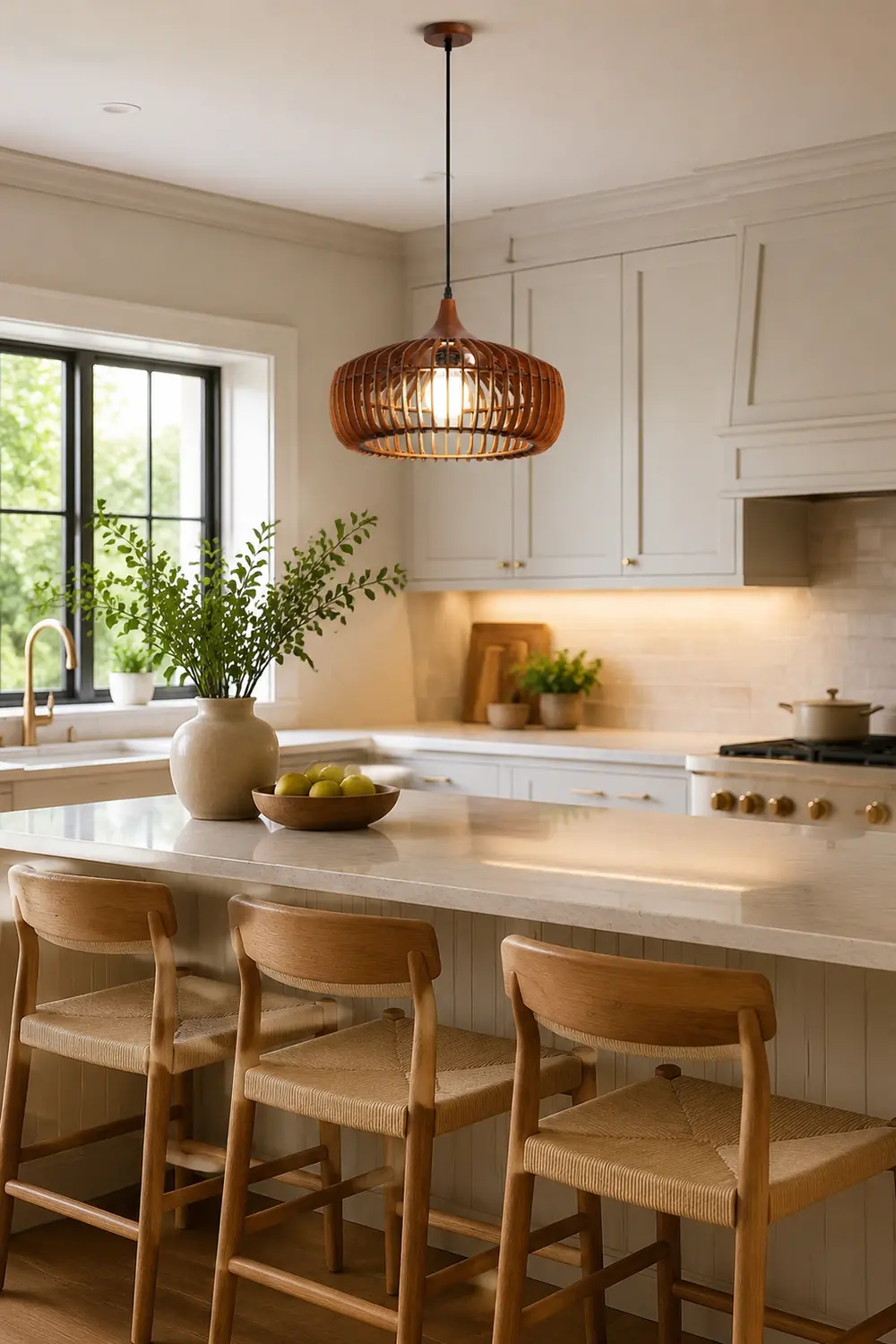 Lattice Nest Wooden Pendant Lamp - Lumpaz