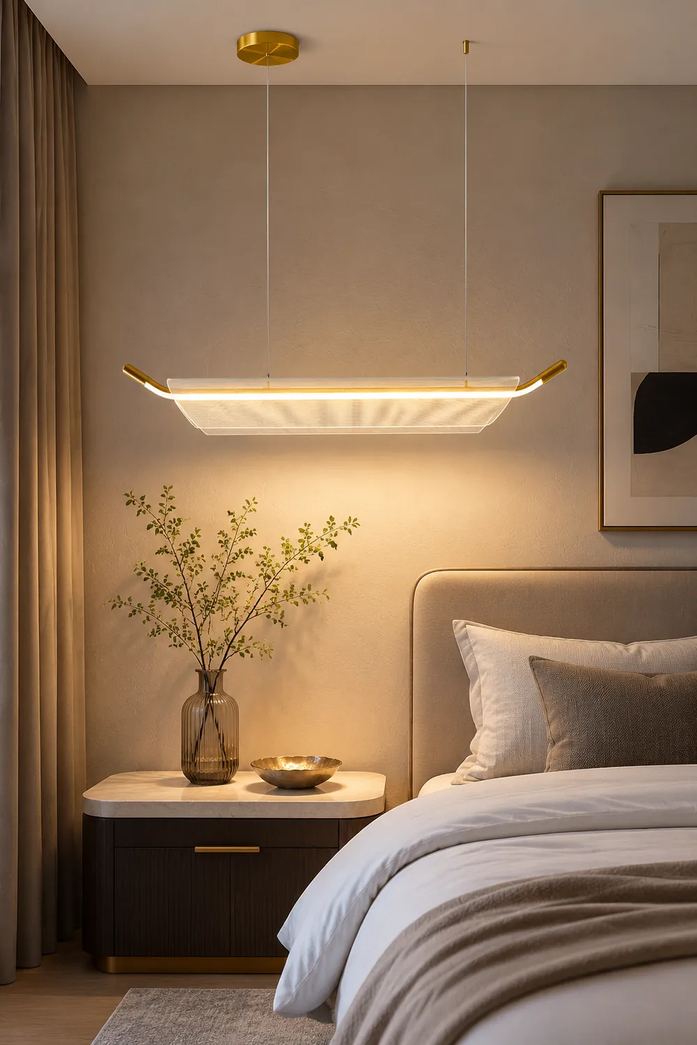One Word Acrylic Pendant Light - Lumpaz