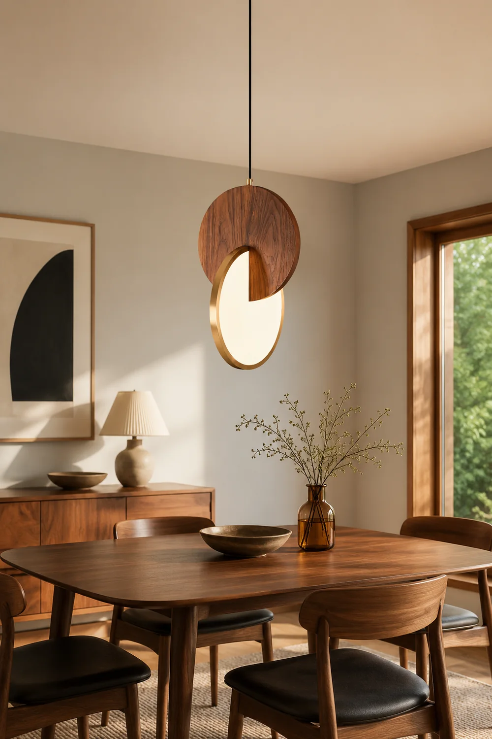 Double Disk Pendant Lamp - Lumpaz