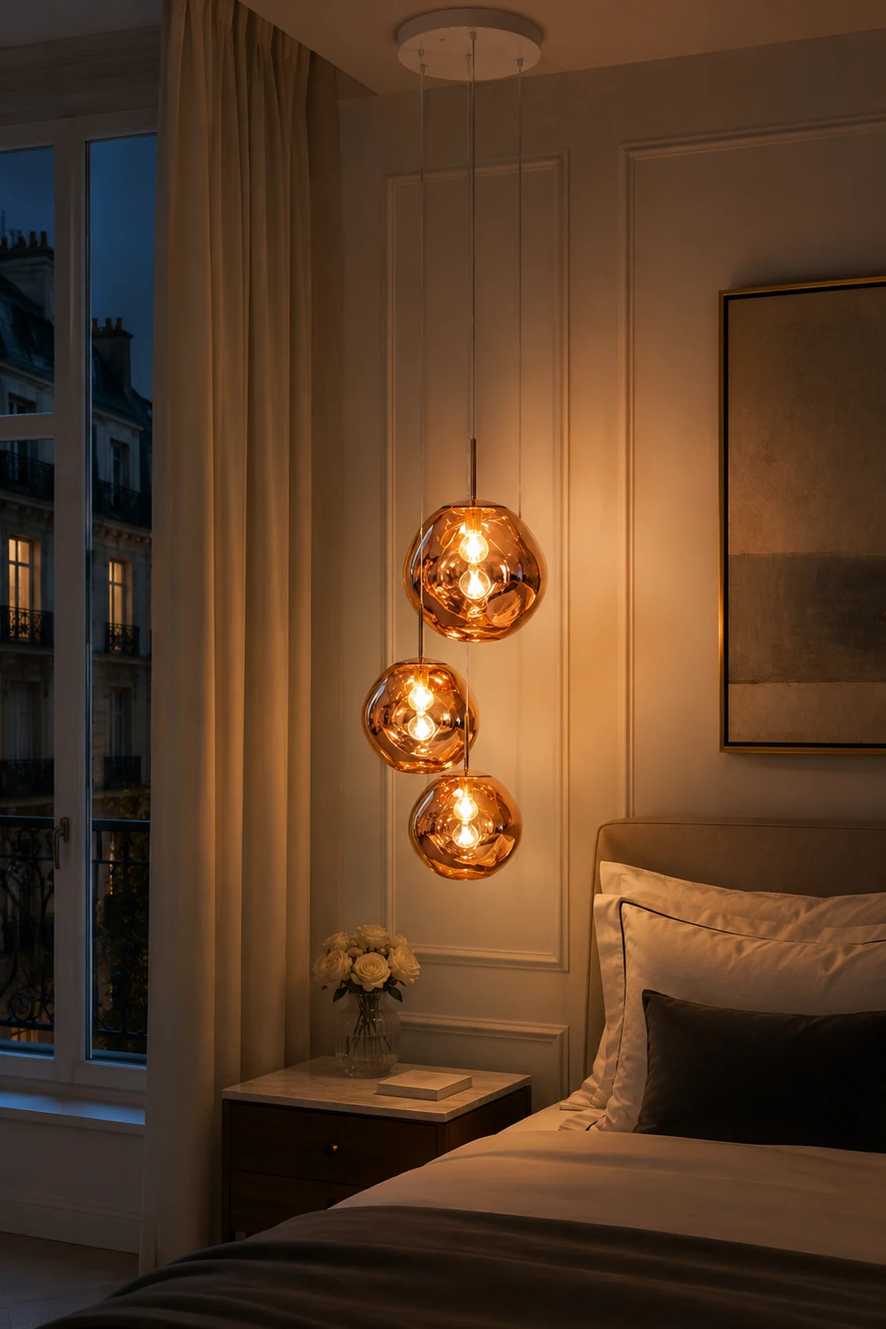 Multi Lava Round Pendant Lamp - Lumpaz