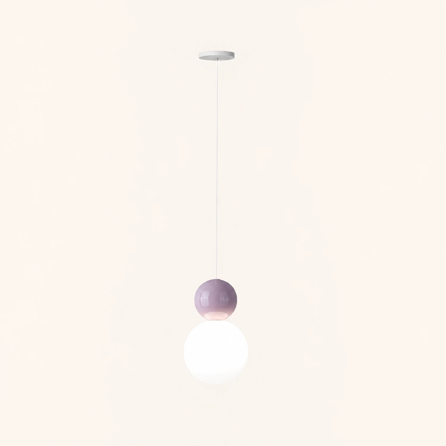 Acrylic Two Ball Pendant Light - Lumpaz